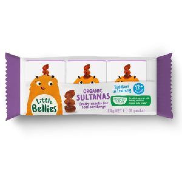 Little Bellies Organic Sultanas 84g (14g x 6)