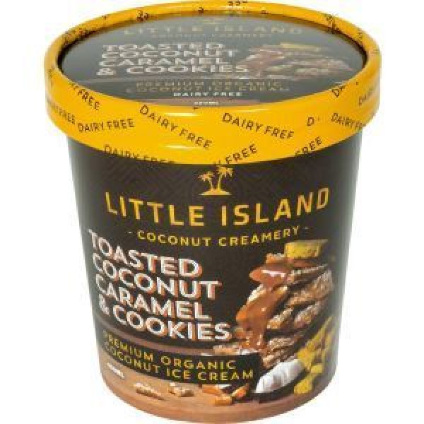 Little Island Coconut Dairy Free Ice Cream Caramel & Cookies