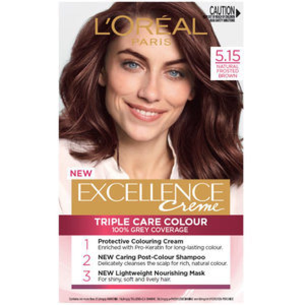 Loreal Excellence Hair Colour Natural Frosted Brown  Reviews - Black Box