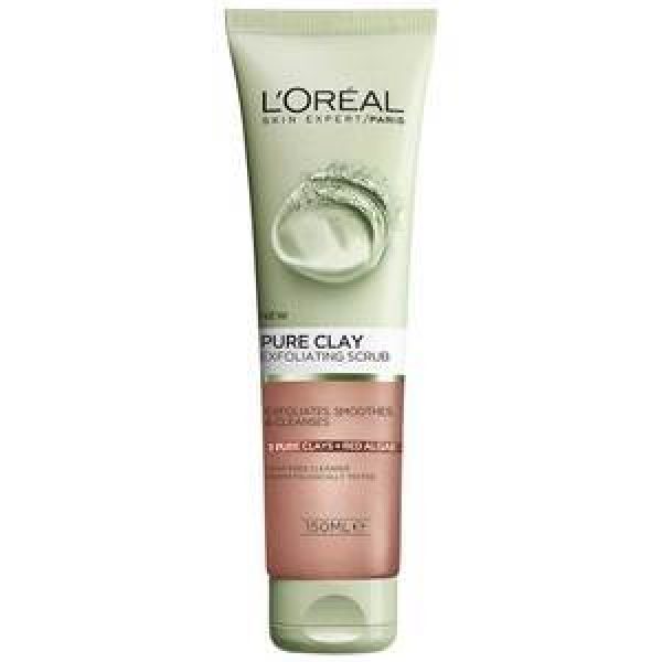 Loreal Pure Clay Facial Cleanser Exfoliating Foam