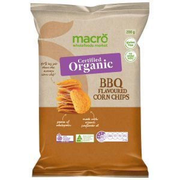 macro spicy bbq corn chips