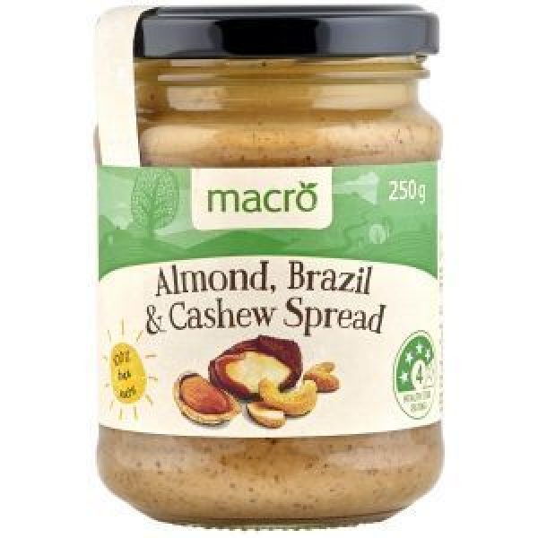 Macro Savoury Spread Almond, Brazil & Cashew Reviews Black Box
