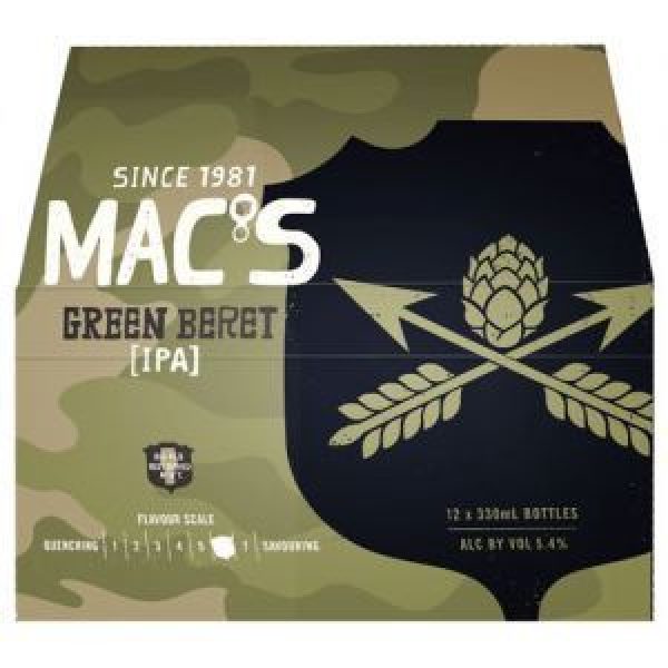 Macs Beer Green Beret