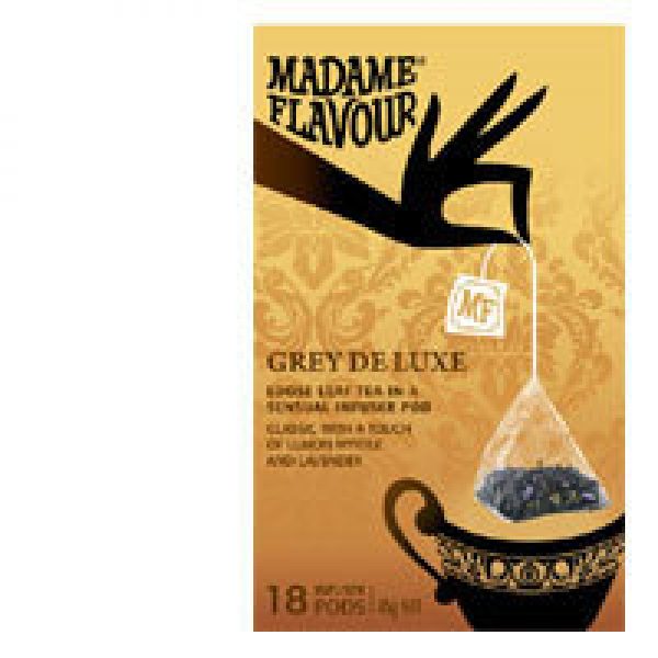 Madame Flavour Tea Bags Grey Deluxe Pods 45g