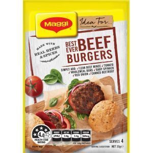 Maggi Best Ever Recipe Base Beef Burger