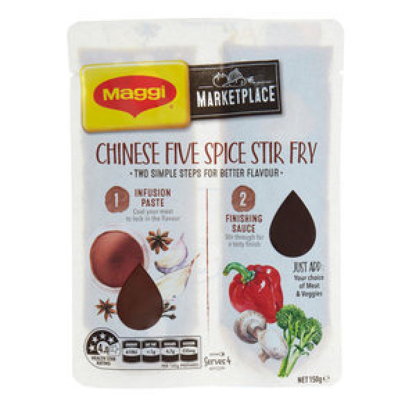 Maggi Market Place Recipe Base Chinese 5 Spice Stir Fry Reviews Black Box
