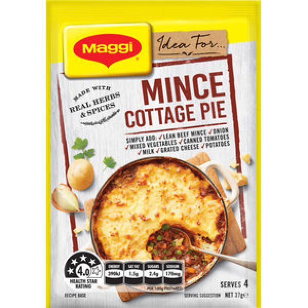 Maggi Recipe Base Mince Cottage Pie