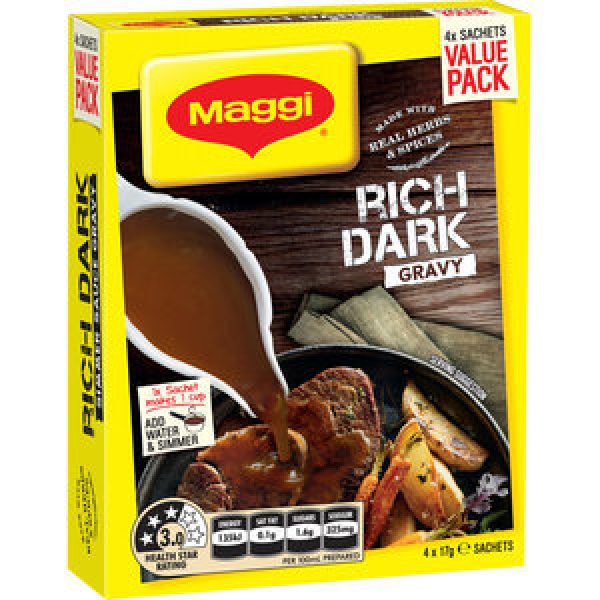 Maggi Rich Dark Instant Gravy Mix 68g Reviews Black Box
