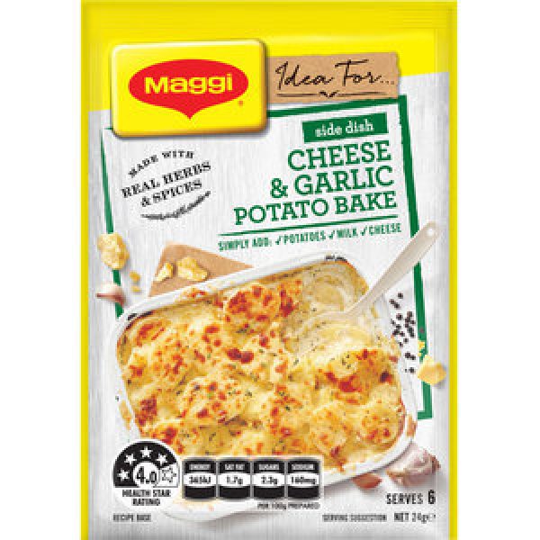 Maggi Side Dish Potato Bake Cream Cheese & Garlic
