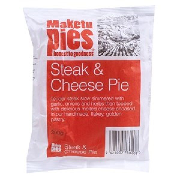 Maketu Chilled Single Pie Steak & Cheese