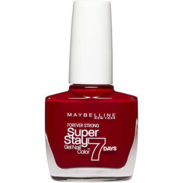 Maybelline Superstay 7 Day Gel Nail Polish Deep Red
