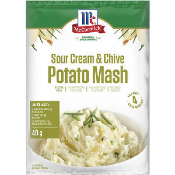 Mccormick Produce Partners Recipe Base Sour Cream & Chive Potatoes