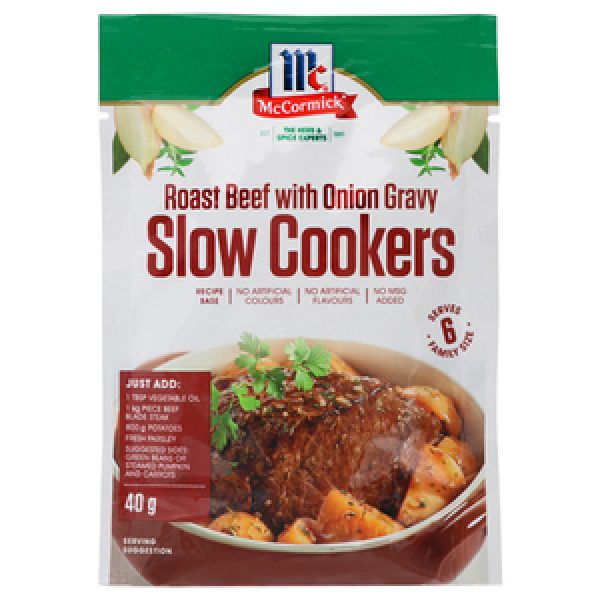 Mccormick Slow Cookers Meal Base Beef Onion Gravy Reviews Black Box