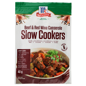 Mccormick Slow Cookers Meal Base Beef & Red Wine Reviews - Black Box