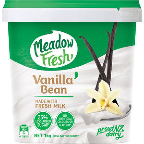 Meadow Fresh Yoghurt Tub Vanilla Bean