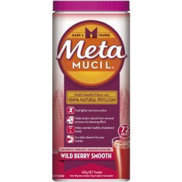 Metamucil Dietary Supplement Daily Fibre Wild Berry