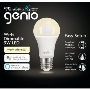Mirabella Genio Screw Light Bulb Led Warm White 800lm