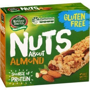 Mother Earth Nuts About Muesli Bars Almond