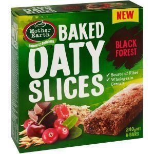 Mother Earth Oaty Slices Muesli Slice Black Forest 240g