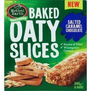 Mother Earth Oaty Slices Muesli Slice Salted Caramel 240g