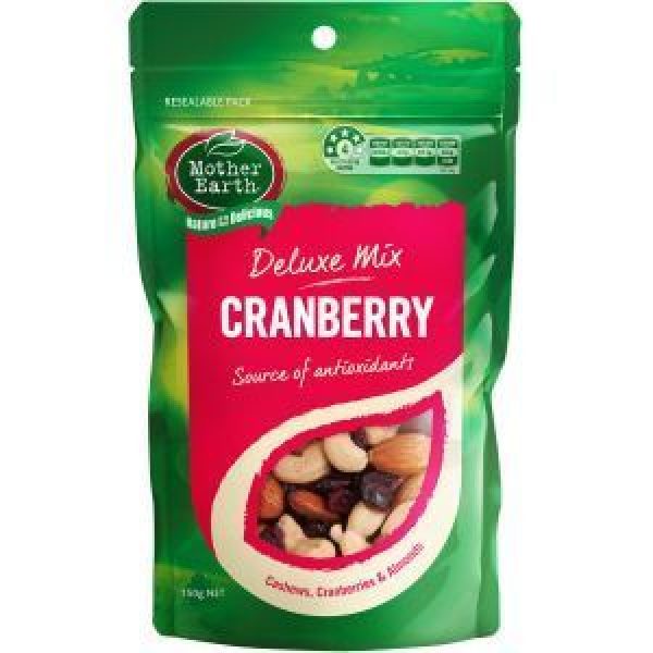 Mother Earth Snack Mix Deluxe Cranberry Mix