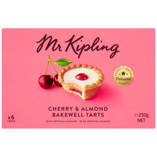 Mr Kipling Tarts Cherry & Almond Bake Well