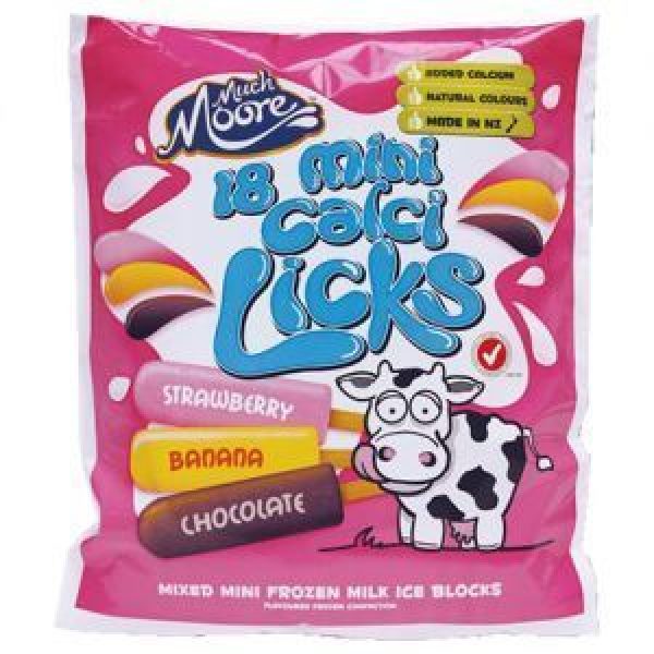 Much Moore Ice Blocks Mini Calci Licks Mixed