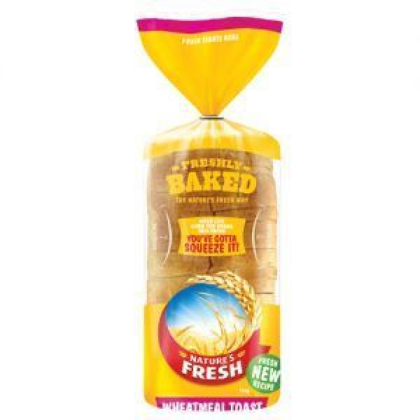 Natures Fresh Toast Bread Wheatmeal