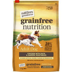 Natures Goodness Grain Free Dry Dog Food Chicken Duck & Vege