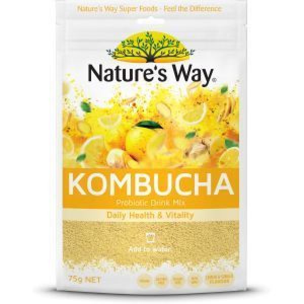 Natures Way Super Foods Dietary Supplement Kombucha Powder