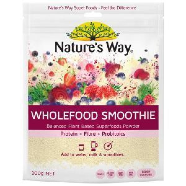 Natures Way Super Foods Smoothie Powder Berry