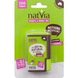Natvia Sugar Substitute Sweetener Tablets
