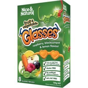 Nice & Natural Fruit & Vege Snack Glasses 120g