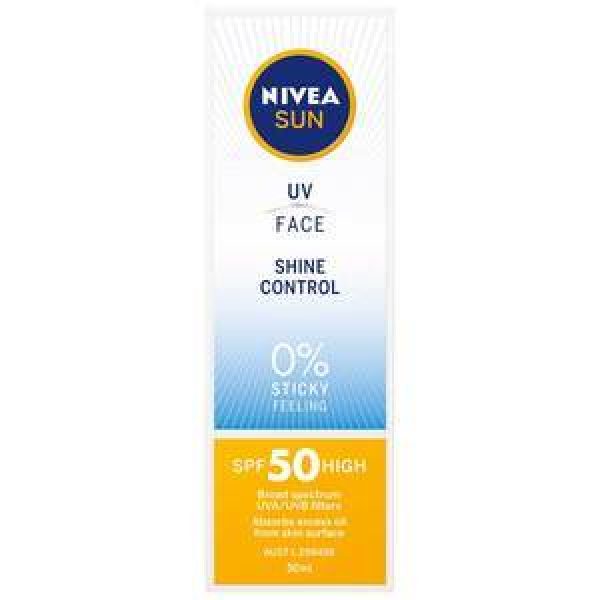 Nivea Sun Sunblock Uv Face Shine Control Spf50