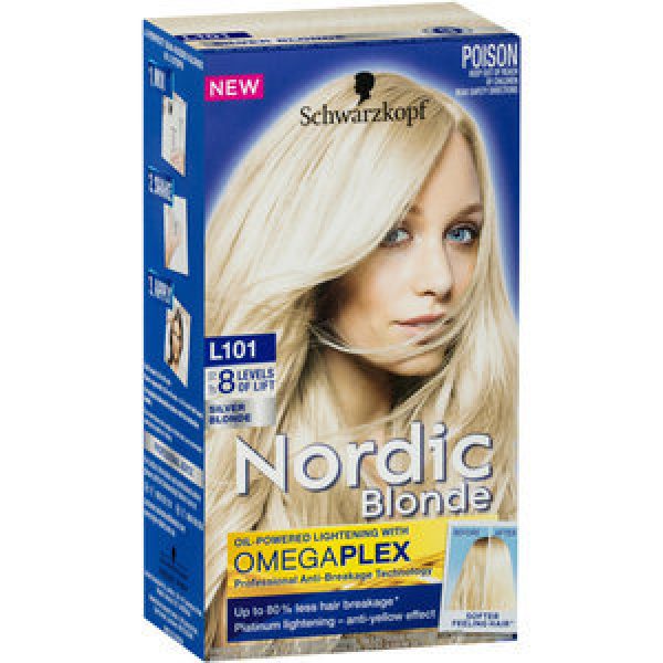 Nordic Blonde Hair Colour Silver Blonde L101 Reviews - Black Box