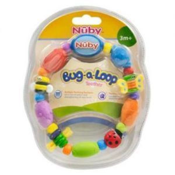 Nuby Baby Teether Bug-a-loop