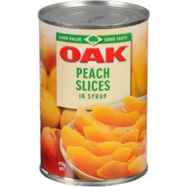 Oak Peaches In Syrup