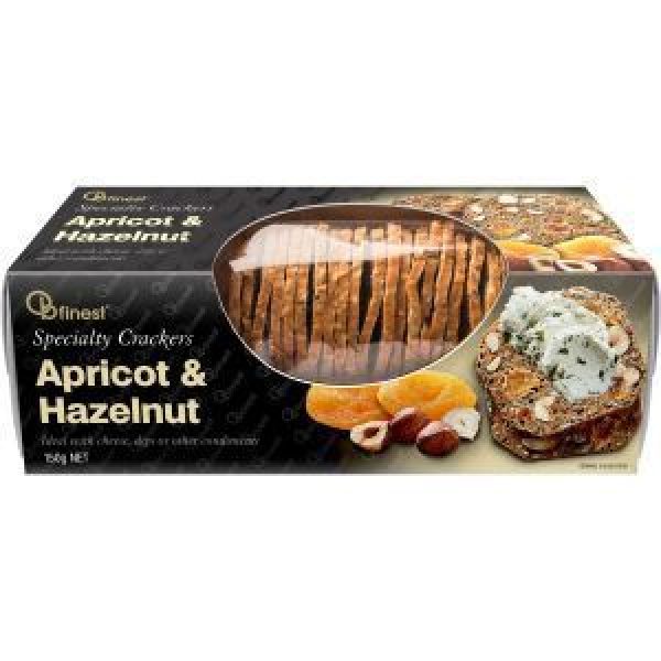Ob Finest Crackers Apricot & Hazelnut