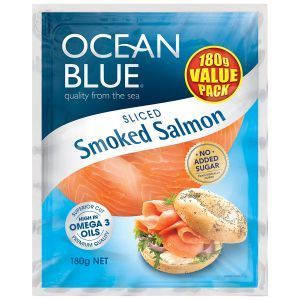 Ocean Blue Smoked Salmon Slices Reviews - Black Box