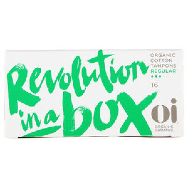 Oi 100% Organic Cotton Tampons Regular