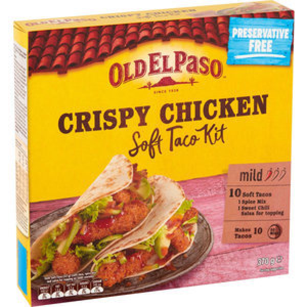 Old El Paso Mexican Soft Taco Kit  Crispy Chicken
