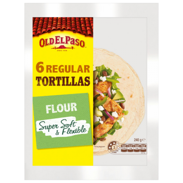 Old El Paso Flour Tortilla Wraps