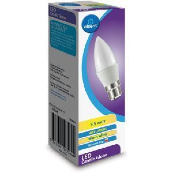 Olsent Led Candle Bulb Bayone 5.5w 500lm