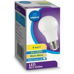 Olsent Screw Light Bulb Led 9w 800 Lumen Cool