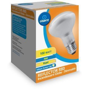 Olsent Screw Light Bulb R80 100w