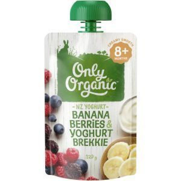Only Organic Stage 3 Baby Food Banana Berries & Yoghurt