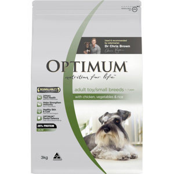 Optimum Small Dog Dog Biscuits Chicken, Vegetable & Rice