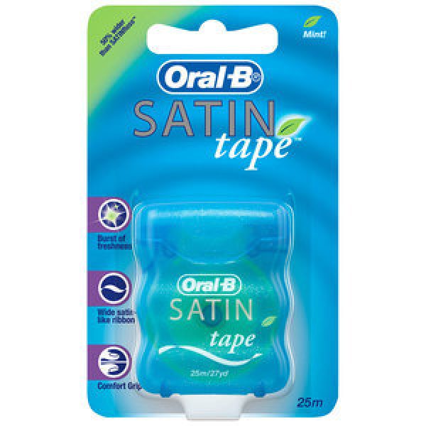 Oral B Dental Floss Satin Mint Tape