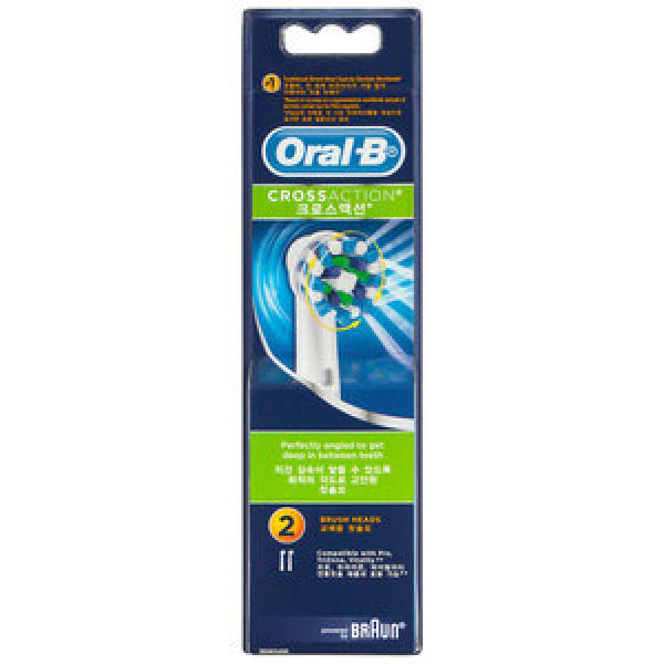Oral B Power Brush Electric Toothbrush Heads Cross Action