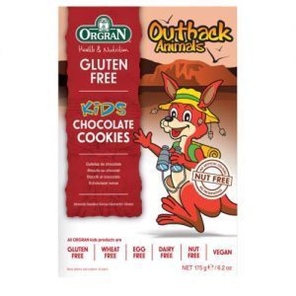 Orgran Outback Animals Cookies Chocolate Gluten Free